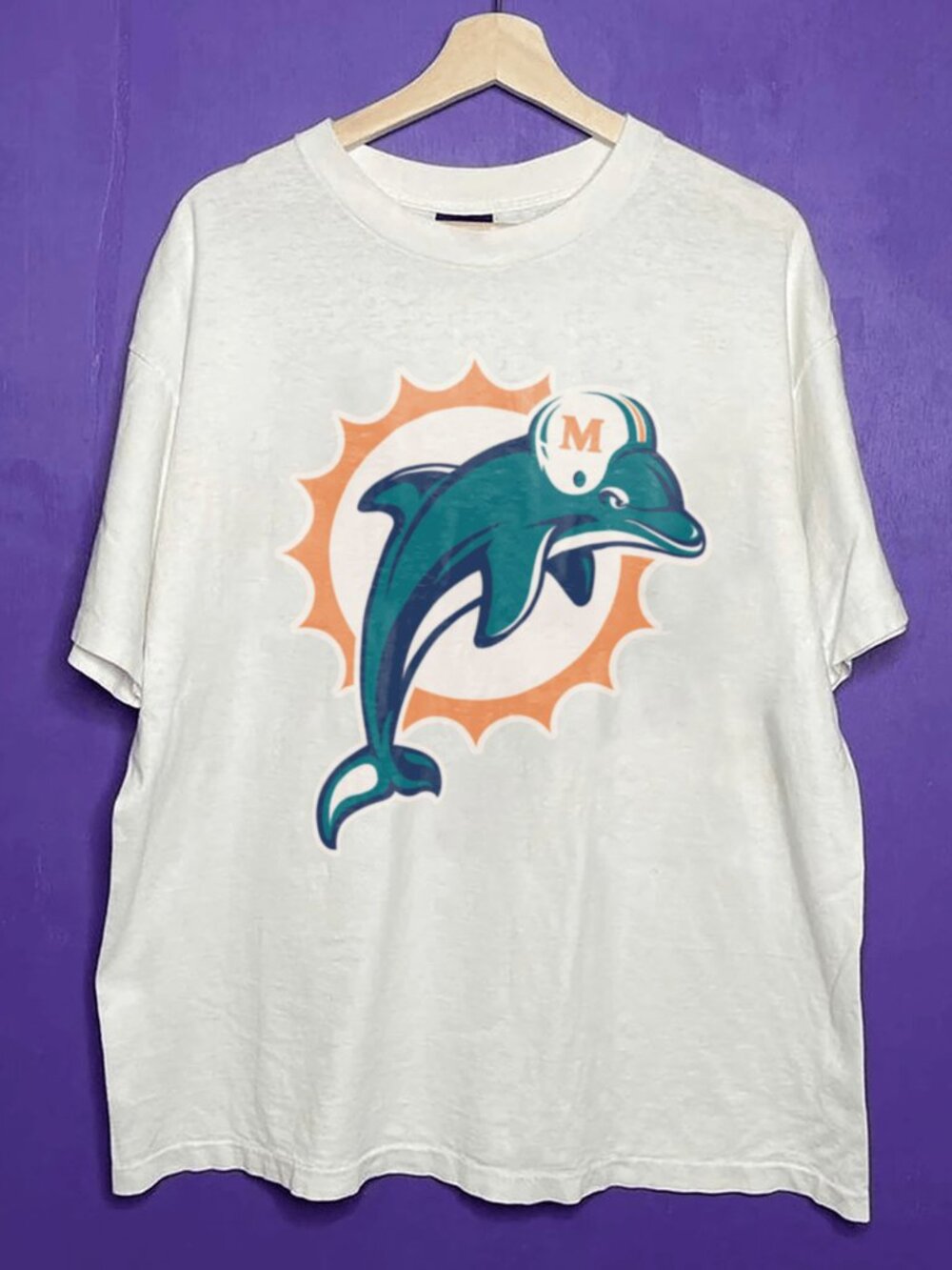 Vintage Miami Dolphins NFL Logo Shirt, Retro Football Miami Dolphins Shirt Tee